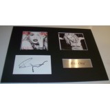 Rita Ora  Signed Index Card & Mounted Photograph Display