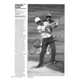 Payne Stewart Signed 8x12 Inch Book Page