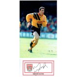 Martin Keown Signed Card & Arsenal 8x12 Photograph