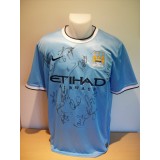 Manchester City 2013/14 Season Signed Official Nike Football Shirt