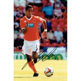 Tom Ince Signed Blackpool 8x12 Photograph