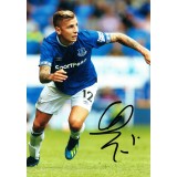 Luca Digne Signed Everton 8x12 Football Photograph