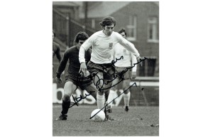 John Richards Signed 8x10 Inch England Football Photograph