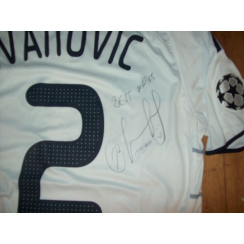 Branislav Ivanovic Signed & Game Worn Champions League Away Shirt