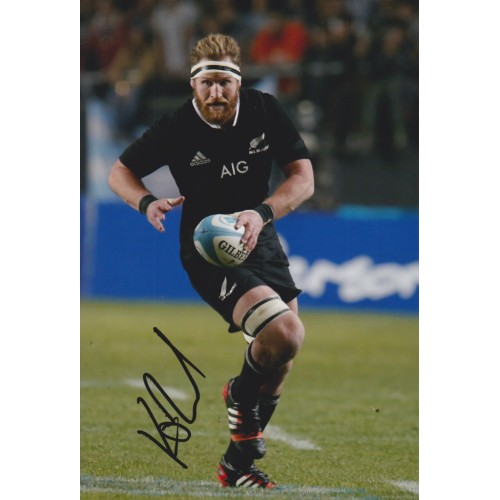 Kieran Read Signed All Blacks Rugby 8x12 Photograph