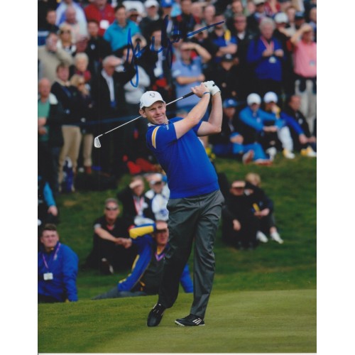 Stephen Gallacher 8x10 Signed 2014 Ryder Cup Photo