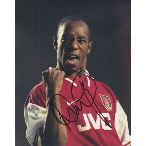 Ian Wright Signed 8x10 Arsenal Photo