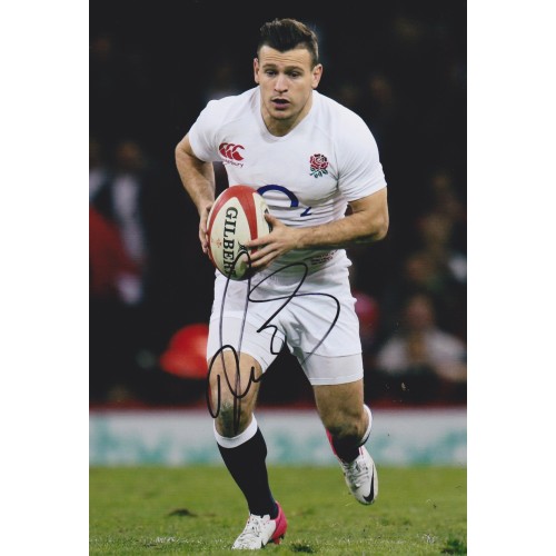 Danny Care Signed 8x12 England Rugby Photograph