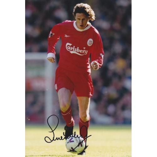 Steve McManaman Signed 10x8 Liverpool Photograph