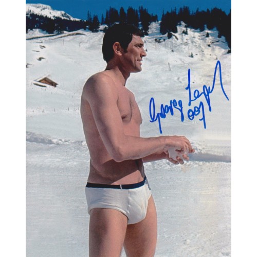 George Lazenby James Bond 007 Autographed 8x10 Photograph