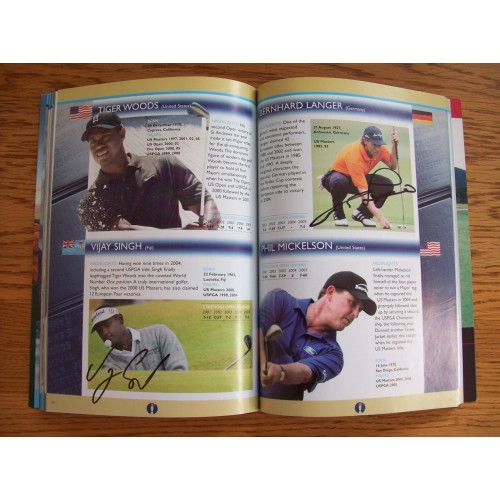 Tiger Woods, Tom Watson Multi Player Signed 2006 Open Programme