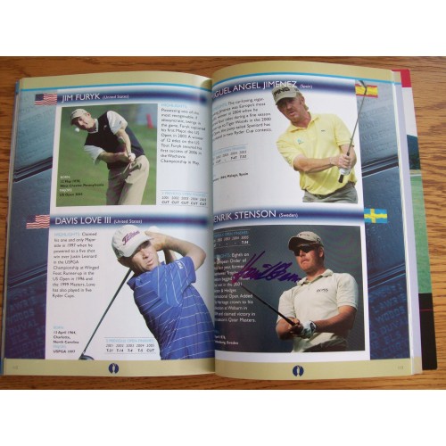 Tiger Woods, Tom Watson Multi Player Signed 2006 Open Programme
