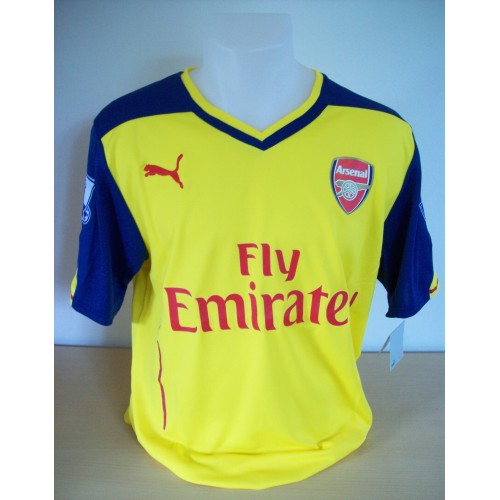 Alexis Sanchez  Signed  Replica Arsenal  2015 FA Cup Final Shirt