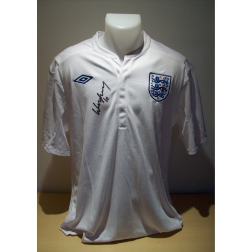 Wayne Rooney Englands All-Time Leading Goalscorer Signed England  Shirt 