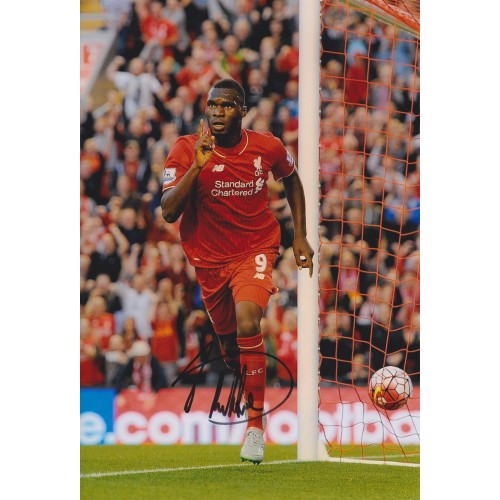 Christian Benteke Signed 8x12 Liverpool Photograph