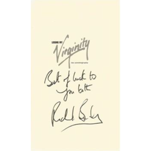 Richard Branson Signed Autobiography Losing my Virginity Hardback Book.