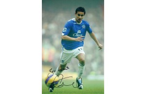 Tim Cahil 8x12 Signed Everton Photograph