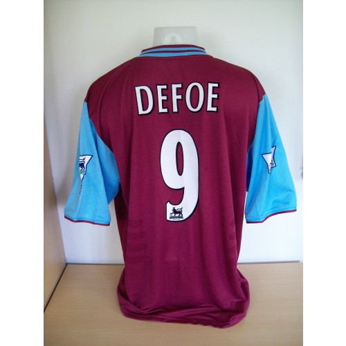 Jermain Defoe Signed Game Worn West Ham Shirt 2002/03 Season