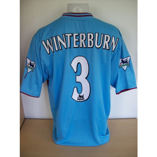 Nigel Winterburn Game Worn Squad Signed West Ham Shirt 2002/03 Season