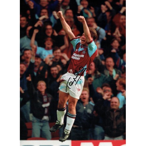 Tony Cottee 16x12 Signed West Ham Photograph