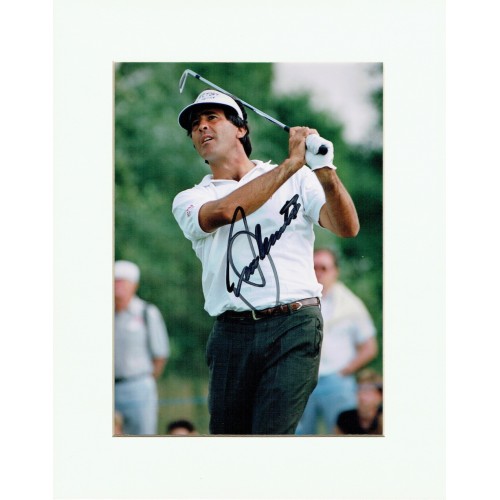 Seve Ballesteros Signed 6x8 Mounted Photograph