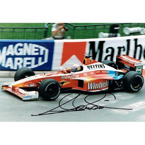 Alex Zanardi Signed 12x8 Winfield Williams 1999  F1 Grand Prix Photograph