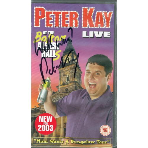 Peter Kay Live Signed Video!