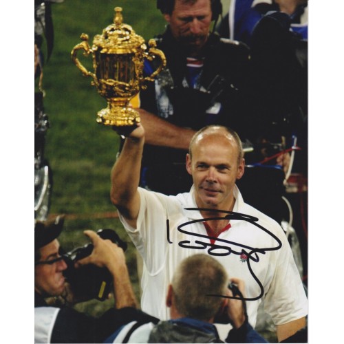 Sir Clive Woodward Signed England 2003 Rugby World Cup 8x10 Photograph