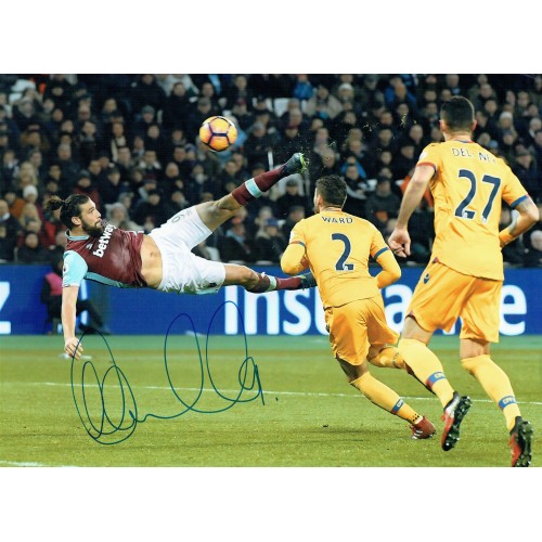 Andy Carroll Goal of Season Signed West Ham v Palace 16x12 Photograph