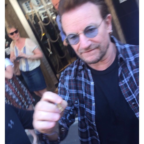 Bono U2 Signed 16x12 Photograph Proof