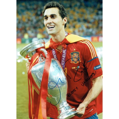 Alvaro Arbeloa Signed 16x12 Photo Spain Winning UEFA EURO 2012 Final 