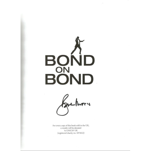 Roger Moore, Shirley Eaton & Maud Adams Multi Signed Bond on Bond Book