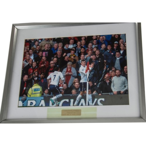 Gareth Bale and Aaron Lennon Signed Framed Tottenham Hotspur Photograph