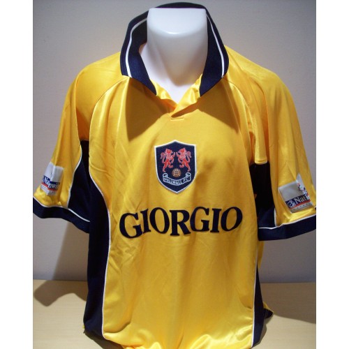 Tony Cottee Match Worn Millwall v Wycombe Wanders on Tuesday 27th March 2001 Football Shirt