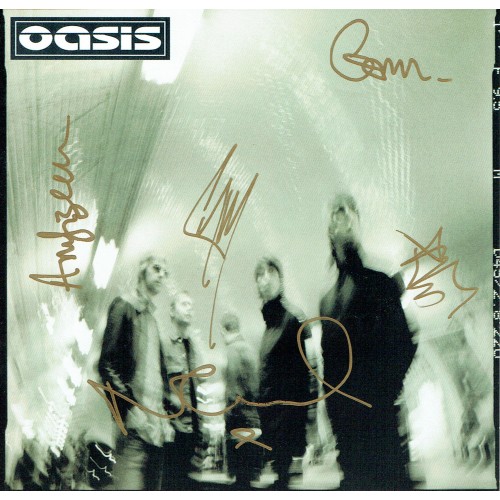 Oasis Band Fully Signed  Heathen Chemistry Advertising Flyer