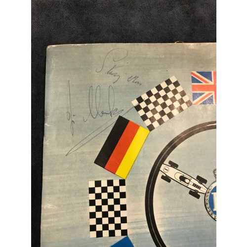 Jim Clark & Stirling Moss Signed Brands Hatch 1964 European Grand Prix Programme