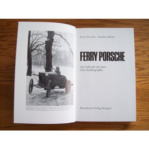 Ferry  Porsche (1908-1998) Rare Signed Hardback Book