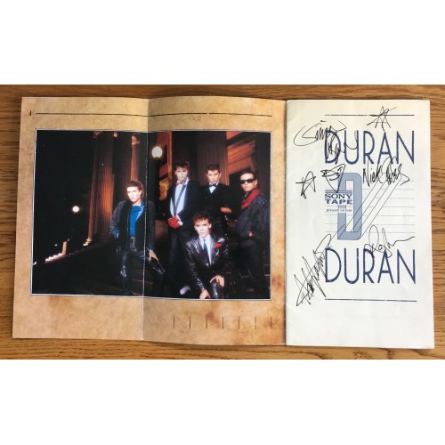 Duran Duran Band Fully Signed 1983 Tour Programme