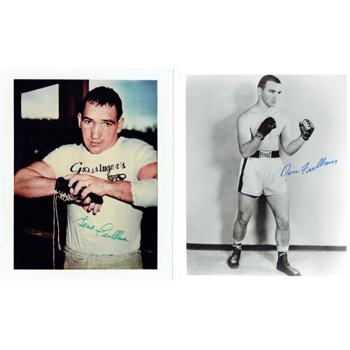 Gene Fullmer & Don Fullmer Two 10x8 Signed Boxing Photographs