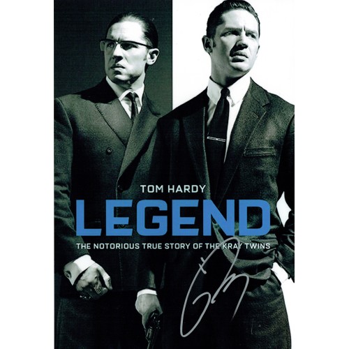 Tom Hardy Signed Legend 8x12 Krays Photograph