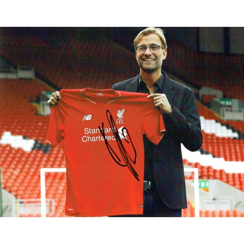 Jurgen Klopp Signed 11x14 Liverpool Photograph