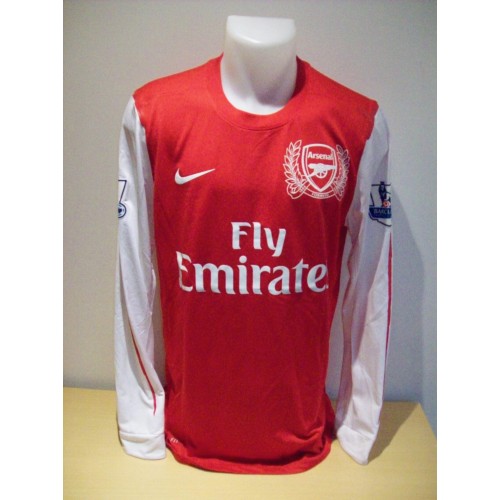 Thomas Vermaelen Arsenal Match Worn 20011/12 Season Home Football Shirt