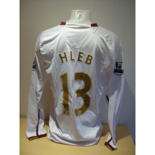 Hleb Arsenal Match Worn/ Issued 2007/08 Season Away Football Shirt