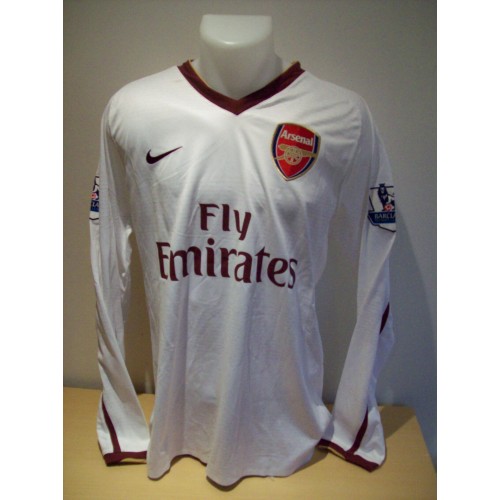 Hleb Arsenal Match Worn/ Issued 2007/08 Season Away Football Shirt