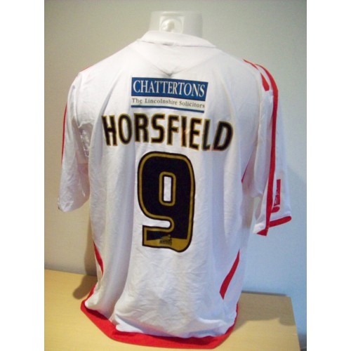 Geoff Horsfield Lincoln City Match Worn 2009 Football Shirt