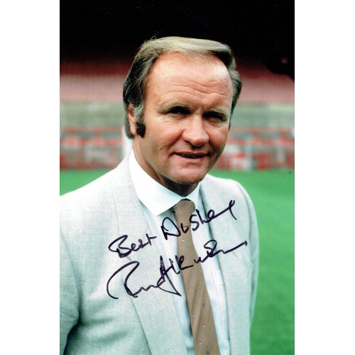 Ron Atkinson 8x12 Signed Manchester Utd Photograph