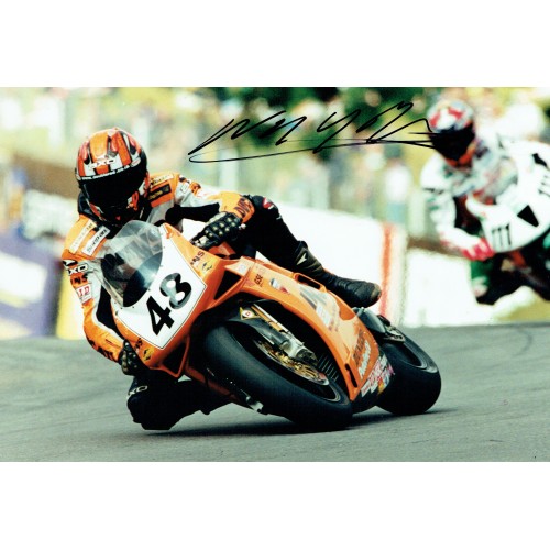 Niel Hodgson Autograph 12x8 Signed Moto GP Photograph