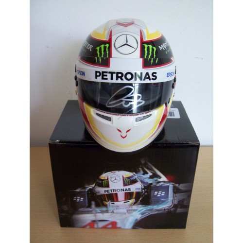 Lewis Hamilton Signed Official AMG Mercedes Petronas Mini Helmet 
