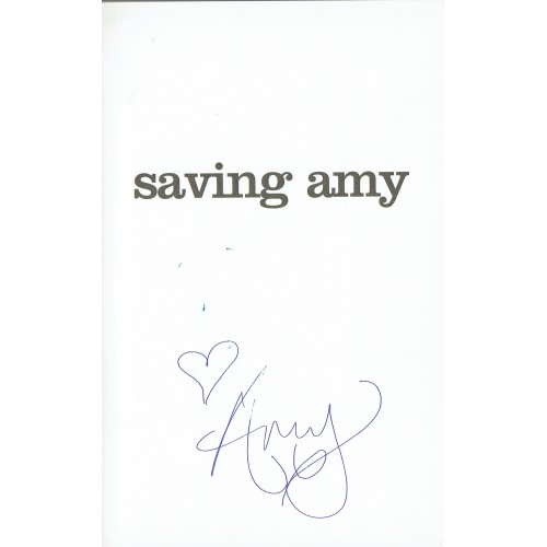 Amy Winehouse Signed 'Saving Amy' Book RARE