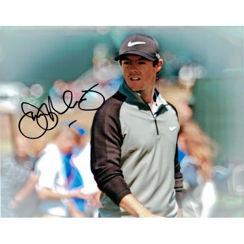 Rory Mcilroy Signed  10x8 Golf Photograph